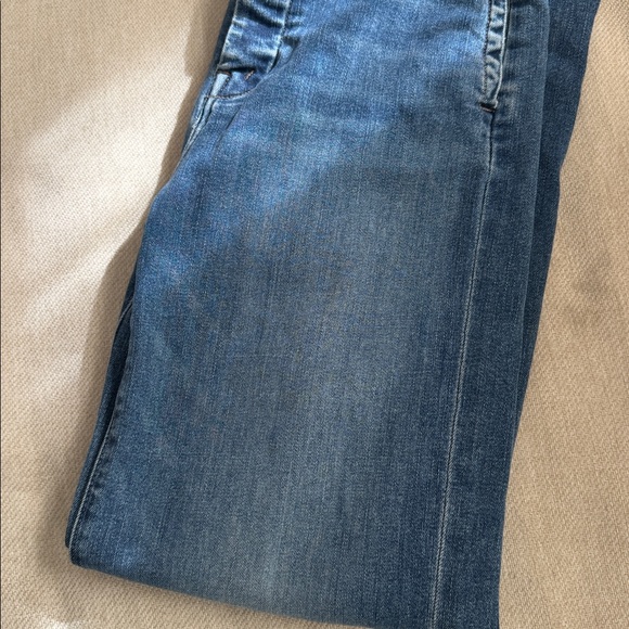 Mother Cinch Greaser Ankle Jeans in Dark & Stormy Night - Picture 11 of 12